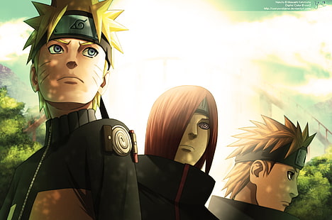 Fondo de pantalla de Naruto Shipuden, Anime, Naruto, Akatsuki (Naruto), Nagato Uzumaki, Naruto Uzumaki, Pain (Naruto), Fondo de pantalla HD HD wallpaper