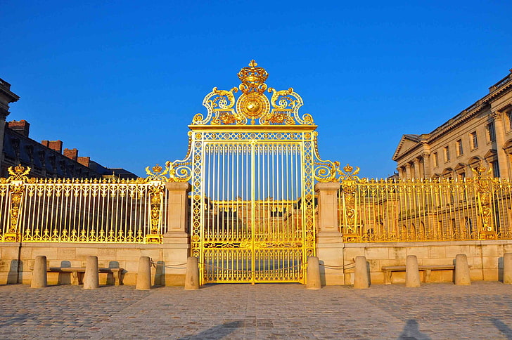 건물, 프랑스 귀족의 대저택, 울타리, 프랑스, ​​프랑스, ​​궁전, 베르사유, HD 배경 화면