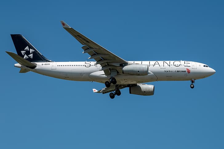 Airbus, Air China, A330-200, Fond d'écran HD