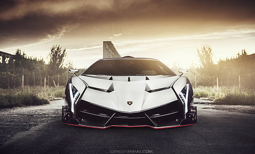 Lamborghini Veneno, Hyper car, HD, 5K, Wallpaper HD HD wallpaper