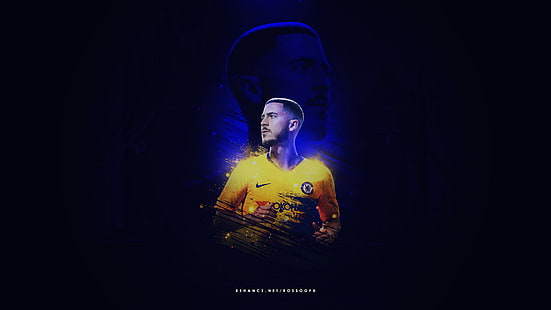 Calcio, Eden Hazard, belga, Chelsea F.C., Sfondo HD HD wallpaper