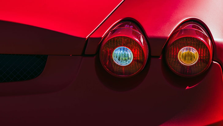 Ferrari, luz trasera, coche, primer plano, Ferrari F430, Fondo de pantalla HD