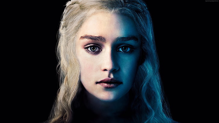 6 season, Daenerys Targaryen, Game of Thrones, Best TV Series, Emilia Clarke, HD wallpaper