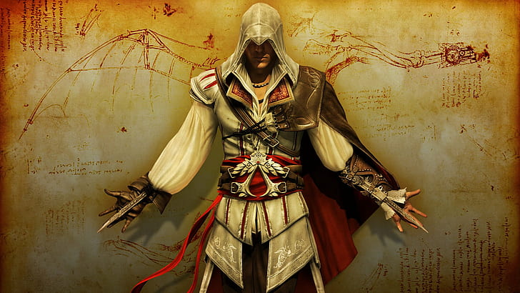 krigare, Assasin's Creed 2, med knivar, HD tapet