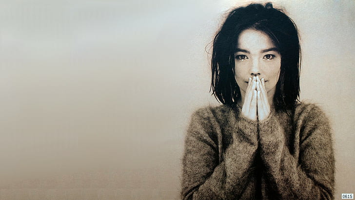 musik, Björk, sampul album, wanita, Wallpaper HD