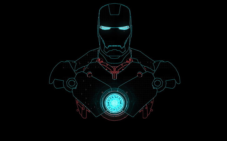 Ilustracja Iron Mana, Iron Man, Tapety HD