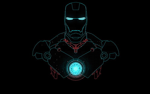 Iron Man illustration, Iron Man, Fond d'écran HD HD wallpaper