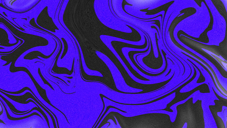 Abstracto, Mármol, Negro, Azul, Fondo de pantalla HD