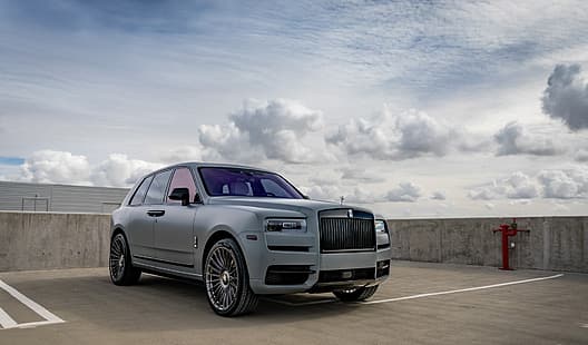 Rolls Royce, Sky, SUV, Luxus, Vossen, Graphit, Cullinan, HD-Hintergrundbild HD wallpaper