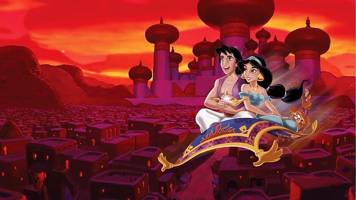 Aladdin, Disney, Fond d'écran HD