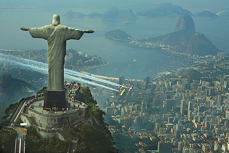Religiös, Christ, Christus, Christus der Erlöser, Gott, Jesus, Rio de Janeiro, HD-Hintergrundbild HD wallpaper