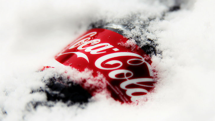 Products, Coca Cola, Drink, Ice, HD wallpaper