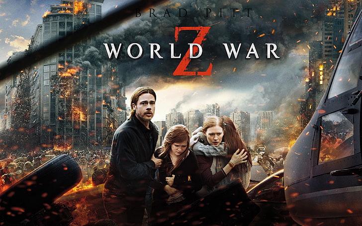 World War Z 2013 Movie HD Desktop Wallpaper 01, fondo de pantalla de la Segunda Guerra Mundial, Fondo de pantalla HD