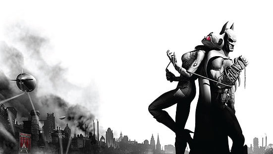 DC Comics Batman und CatWoman Hintergrundbild, Batman, Batman: Arkham City, Catwoman, HD-Hintergrundbild HD wallpaper