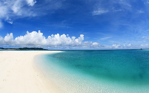 Плажна ивица, плаж, брегова линия, HD тапет HD wallpaper