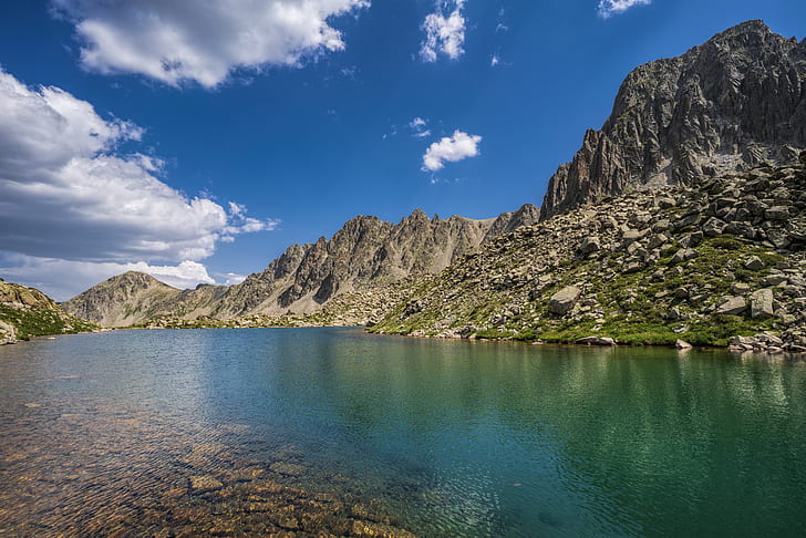 Seen, See, Andorra, Berg, HD-Hintergrundbild