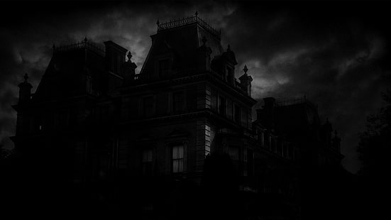Liburan, Halloween, Haunted, Mansion, Spooky, Wallpaper HD HD wallpaper