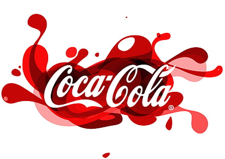Coca-Cola-logotyp, röd, logotyp, funky, Coca-Cola, HD tapet HD wallpaper