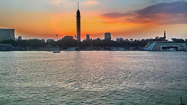 Torre del Cairo, El Cairo, Egipto, Fondo de pantalla HD