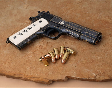 Waffen, Colt 1911, HD-Hintergrundbild HD wallpaper