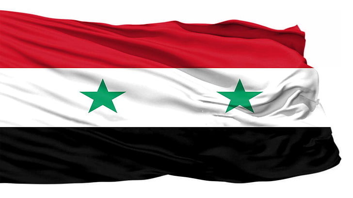 Syrie, drapeau syrien, Fond d'écran HD