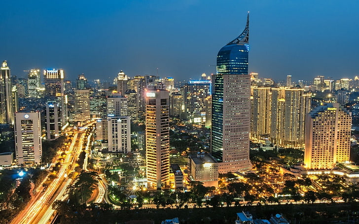 Villes, Jakarta, Indonésie, Java (Indonésie), Fond d'écran HD