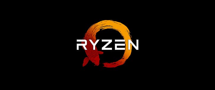 AMD, RYZEN, ikan, ikan koi, Wallpaper HD