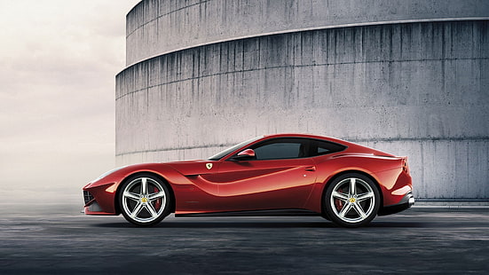 coche, Ferrari, coches rojos, vehículo, Ferrari 488 GTB, Fondo de pantalla HD HD wallpaper