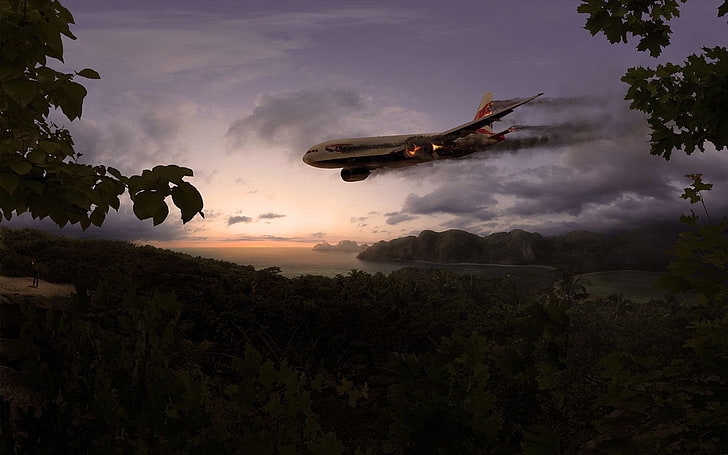 Flugzeuge, Passagierflugzeuge, Absturz, HD-Hintergrundbild