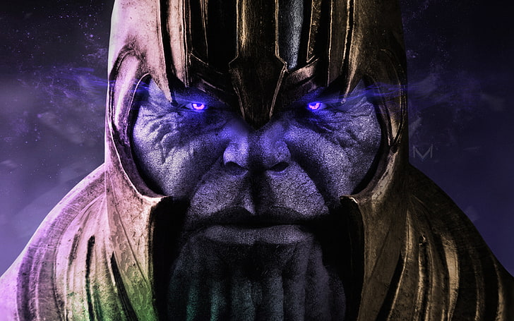 Karya Seni Thanos 4K, Karya Seni, Thanos, Wallpaper HD