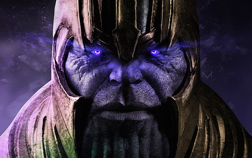 Thanos Artwork 4K, Obra de arte, Thanos, Fondo de pantalla HD HD wallpaper