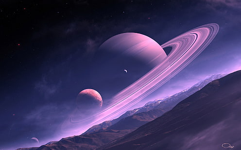 Rêve de Saturne, Rêve, Saturne, Fond d'écran HD HD wallpaper