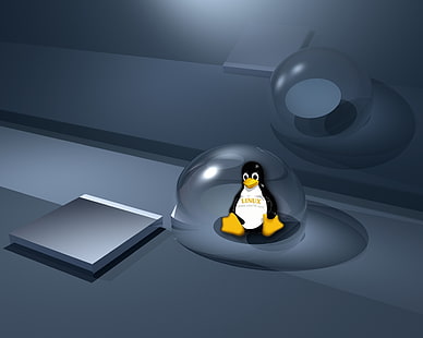 linux smokin penguenleri Teknoloji Linux HD Sanat, linux, Tux, Penguenler, HD masaüstü duvar kağıdı HD wallpaper