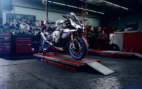 Yamaha YZF R1M 2015 HD, sepeda, sepeda motor, sepeda dan sepeda motor, yamaha, 2015, yzf, r1m, Wallpaper HD HD wallpaper