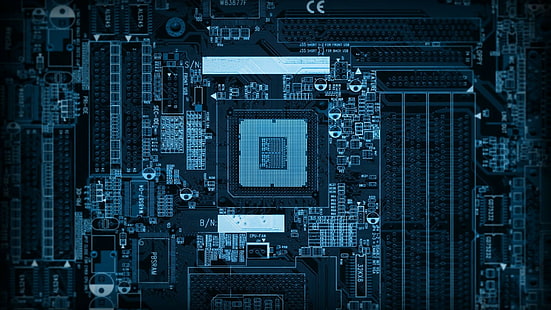 Chip, computadora, microchip, procesador, Fondo de pantalla HD HD wallpaper