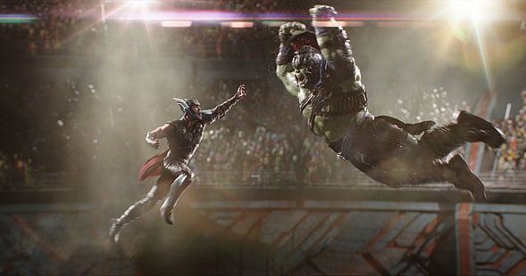 Hulk, Thor Ragnarok, Thor, 2017, 4K, Fond d'écran HD HD wallpaper