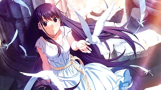 Grisaia no Kajitsu, Anime-Mädchen, Sakaki Yumiko, HD-Hintergrundbild HD wallpaper