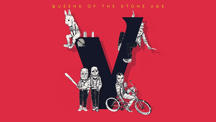 Queens of the Stone Age, villains, HD wallpaper