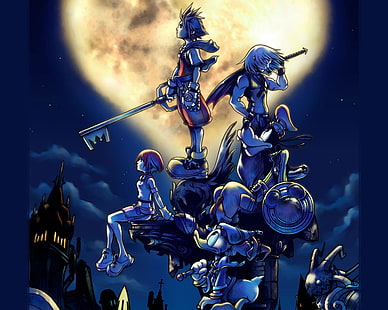 царство сердец 1280x1024 Видеоигры Kingdom Hearts HD Art, Королевство сердец, HD обои HD wallpaper