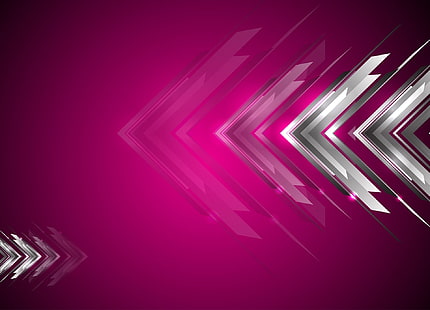 Abstrakt, Pfeil, Pink, HD-Hintergrundbild HD wallpaper