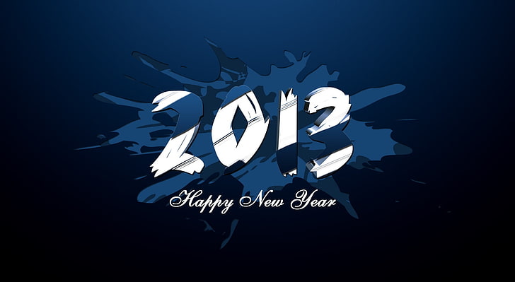 New Year 2013, 2013 Happy new year, Holidays, New Year, Background, happy new year, 2013, HD wallpaper