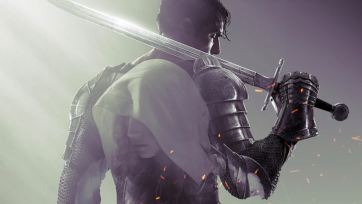 homem carregando arte espada, Dark Souls, Dark Souls II, Dark Souls III, HD papel de parede