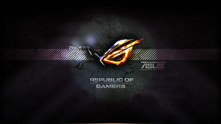 Asus, ASUS ROG, Logo, Republic Of Gamers, Videospiele, HD-Hintergrundbild