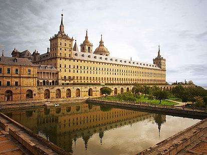 Эскориал Монастырь Испания, Испания, Эскориал, монастырь, HD обои HD wallpaper