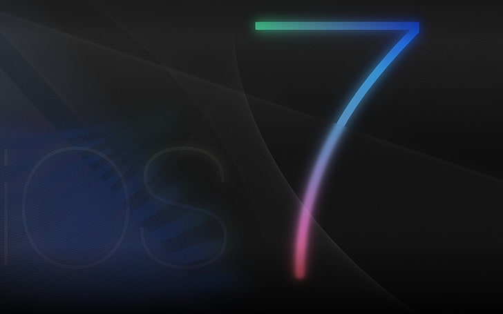Windows 7 logo, abstract, iOS 7, digital art, artwork, HD wallpaper