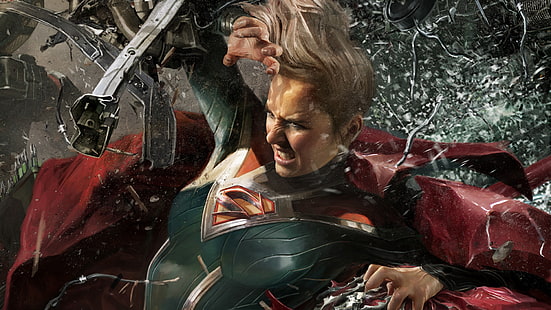 Supergirl, Injustiça 2, HD papel de parede HD wallpaper