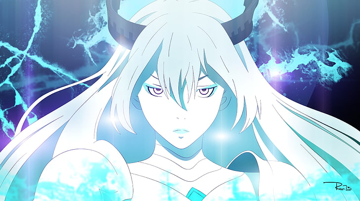 weiße behaarte Frau Anime Charakter, Shingeki no Bahamut, Anime Mädchen, Anime, Amira, HD-Hintergrundbild