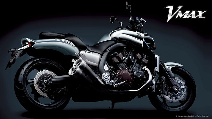 motorcycle, Yamaha, VMax, HD wallpaper