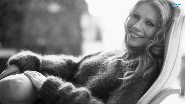 Gwyneth Paltrow Sleep, maglione pullover di pelliccia nera da donna, gwyneth paltrow, celebrità, celebrità, hollywood, gwyneth, paltrow, sonno, Sfondo HD