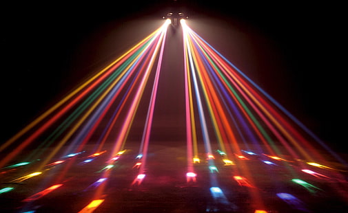 boule disco rouge, bleue et verte, discothèques, disco, colorée, Fond d'écran HD HD wallpaper